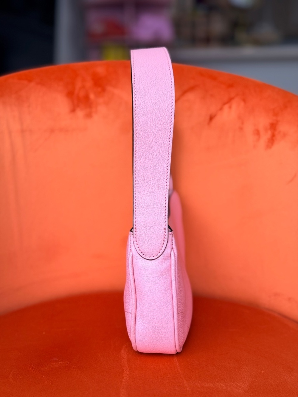 Gucci Mini Light Pink Goatskin Aphrodite Shoulder Bag - Picture 11 of 12